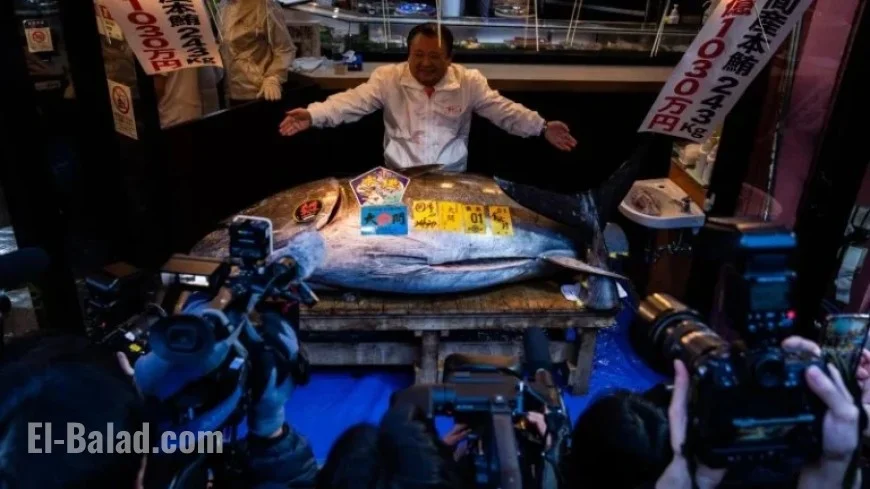 Bluefin Tuna Sells for Record $3.2 Million at Toyosu Market Auction