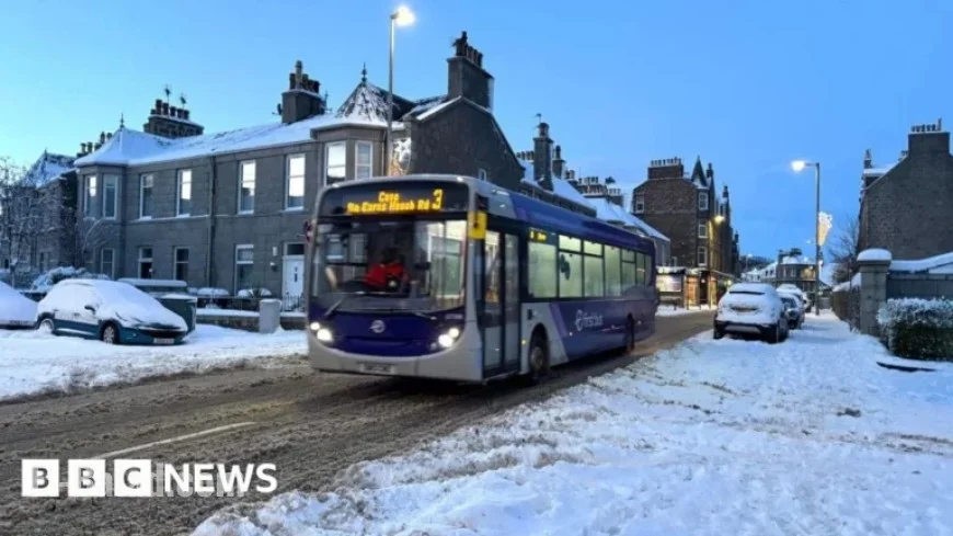 Heavy Snow Shuts Schools, Disrupts Travel Across Scotland