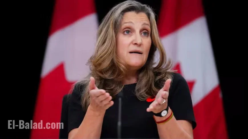 Zelenskyy Appoints Chrystia Freeland as Ukraine Economic Adviser