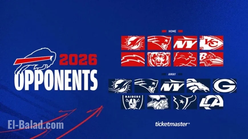 Buffalo Bills Confirm 2026 Opponents List