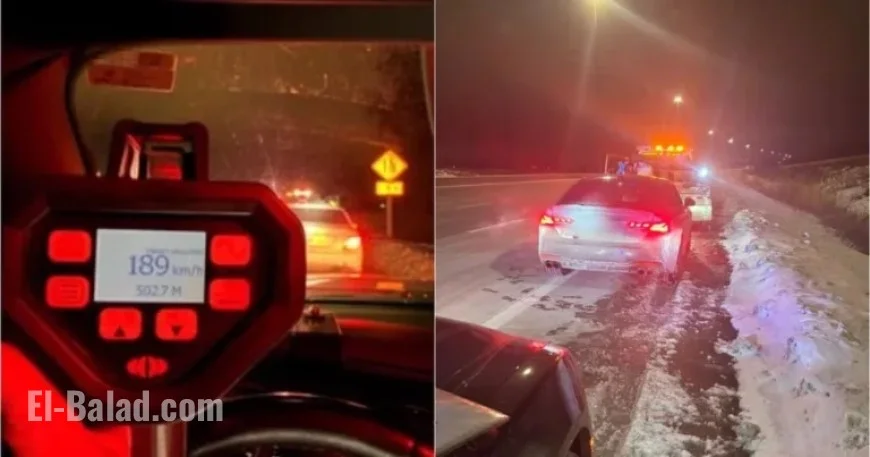Suspected Drunk Driver Caught Speeding at 189 km/h on Highway 401