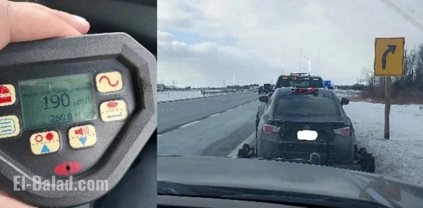 Driver Caught Speeding at 190 km/h on Clarington’s Highway 407