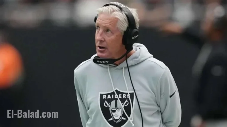 Raiders Dismiss Head Coach Pete Carroll After First Las Vegas Season