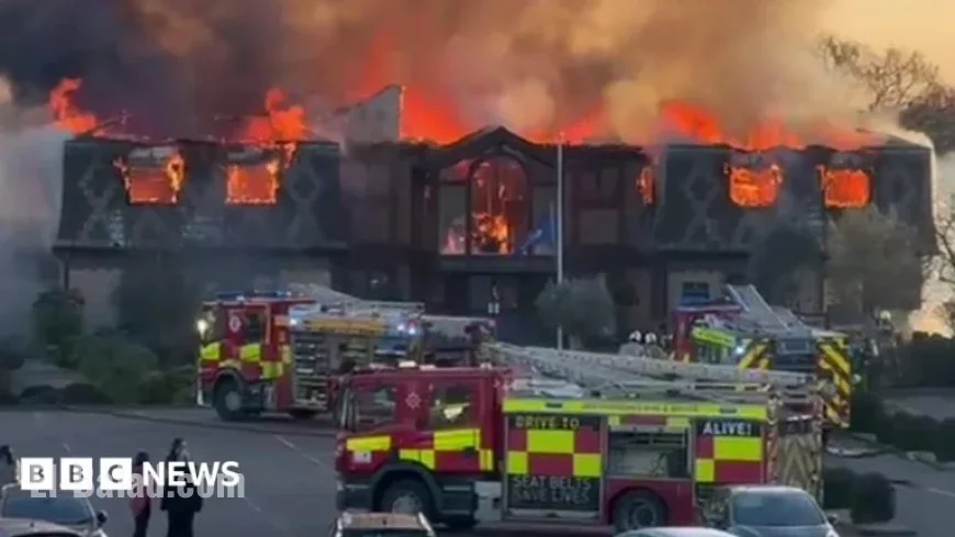 60 Firefighters Battle Blaze at West Essex Golf Club