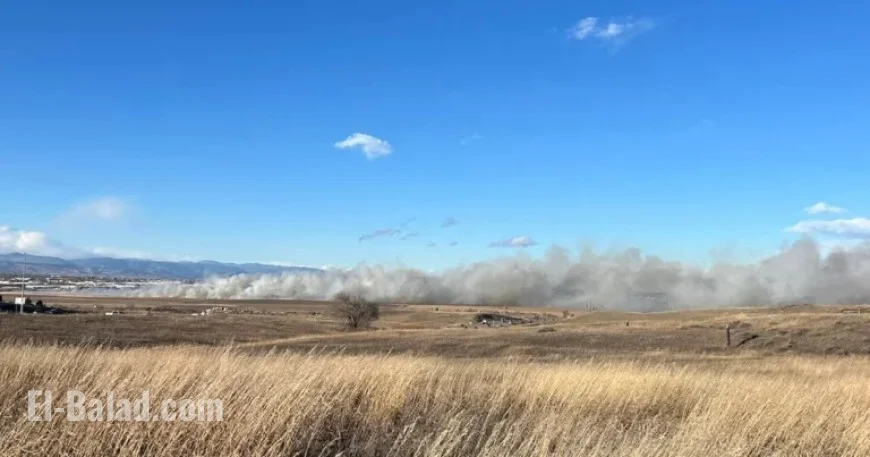 Fire Erupts, Sends Smoke Over Northwest Denver Near Broomfield-Boulder Line