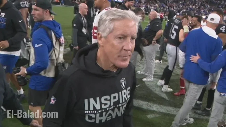 Las Vegas Raiders Dismiss Pete Carroll After Disappointing Season