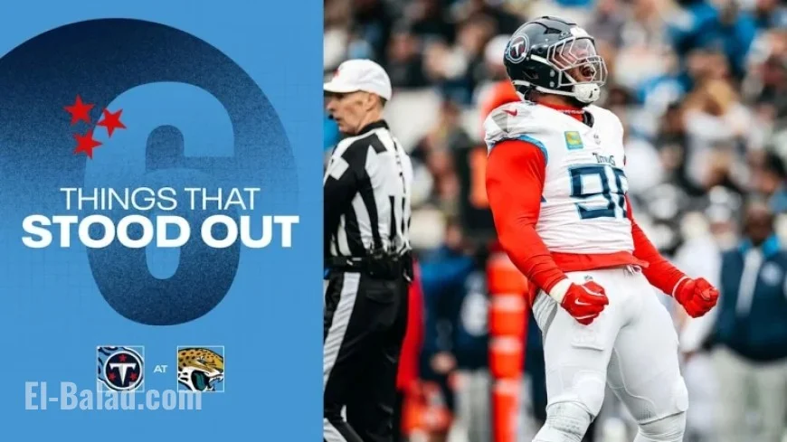 Key Highlights from the Titans’ Sunday Defeat to the Jaguars