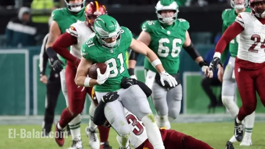 Eagles’ Backup Plan Fails in 24-17 Loss, Ending NFC No. 2 Bid