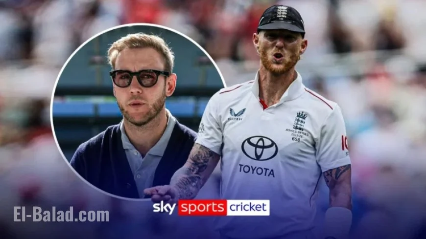 Stuart Broad Supports Stokes, McCullum in England Ashes Roles