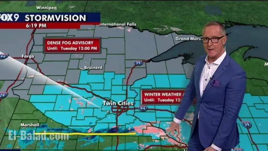 Minnesota Weather: Overnight Freezing Rain and Fog May Create Slick Roads