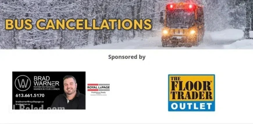School Bus Services Canceled
