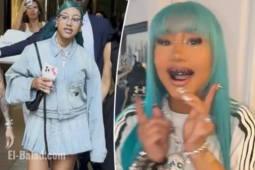 North West’s Bold Fashion: Blue Hair, Diamond Grills, and More