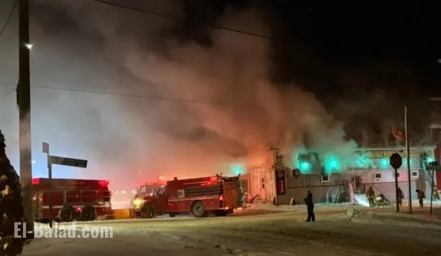 Fire Crews Respond to Blaze at Former Douglas Tavern