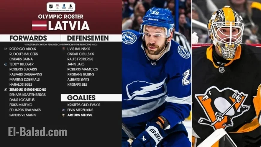 Latvia Announces Merzlikins and Silovs for 2026 Winter Olympics Roster