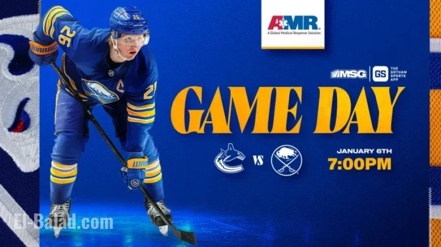Sabres vs. Canucks: Viewing Guide, Lineup Updates, and Key Storylines