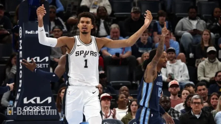 Wembanyama, Morant Updates Surface Ahead of Spurs-Grizzlies Game