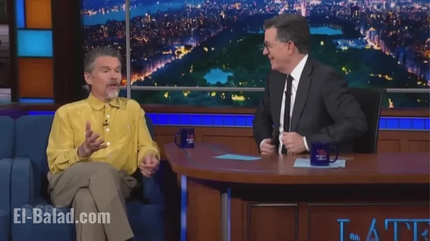 Ethan Hawke Reveals Tulsa Filming Experience on ‘The Late Show’