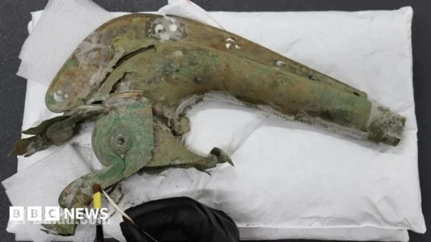 Iron Age War Trumpet and Boar Standard Unearthed in Thetford Dig