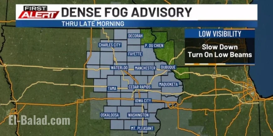 Dense Fog Advisory Issued: Be Alert