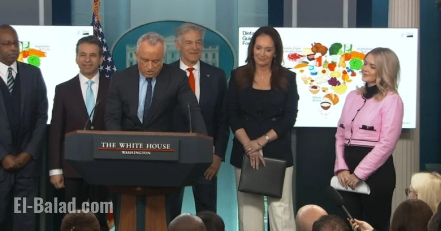 White House Unveils New U.S. Dietary Guidelines Live