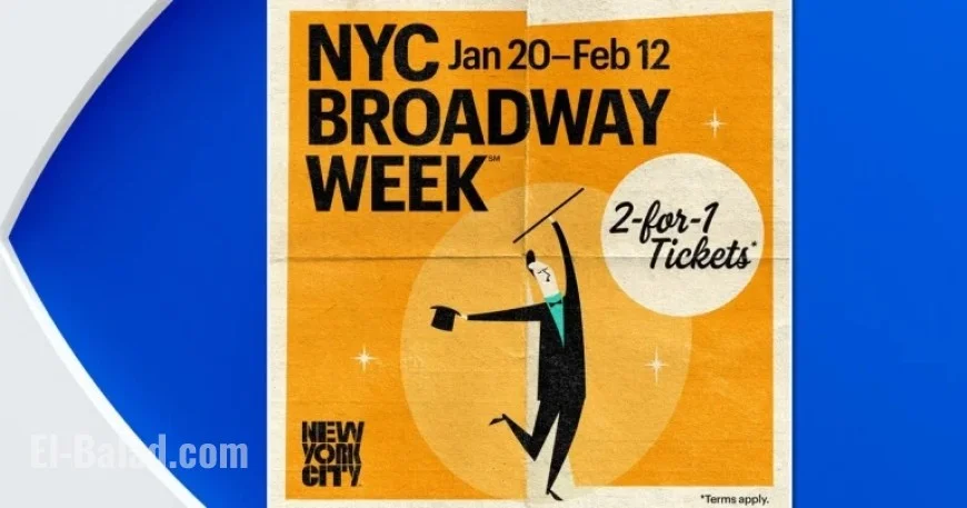 NYC Broadway Week 2026: Secure 2-for-1 Winter Tickets Now