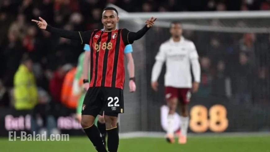 Junior Kroupi Scores Every 85 Minutes in Premier League, Shines Against Arsenal