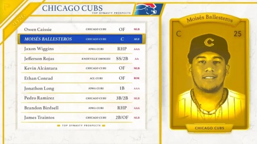 Top Fantasy Baseball Prospects for 2026 Chicago Cubs