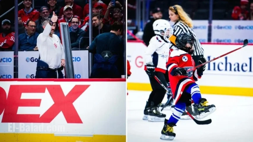 Ovechkin Celebrates Son’s Performance in ‘Mites on Ice’ Event