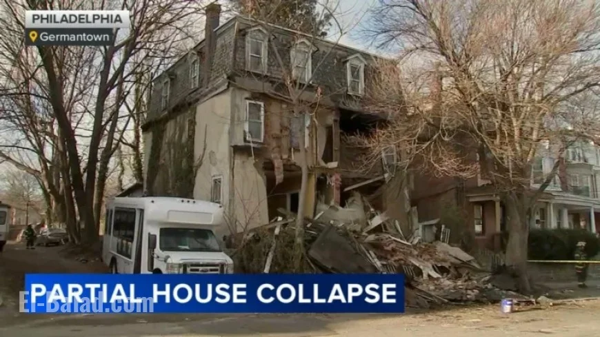 Partial Building Collapse Strikes Philadelphia’s Germantown Neighborhood