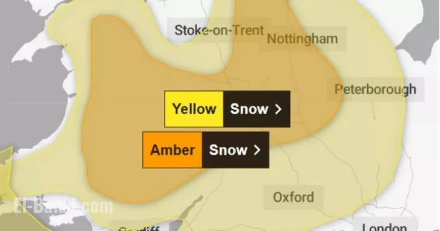 Met Office Upgrades Coventry Snow Warning to Amber in 13-Hour Alert