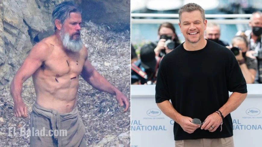 Matt Damon Achieves ‘High School’ Weight for Epic Role in ‘The Odyssey’