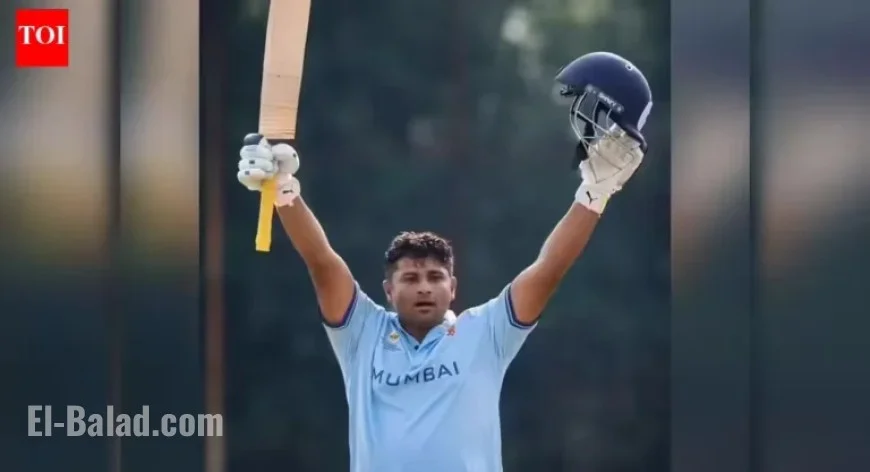 Sarfaraz Khan Sets Record With Fastest Fifty, Hits 30 in Over