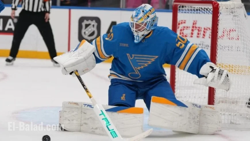 Blues Coach Struggles to Find Backup, Keeps Binnington in Game
