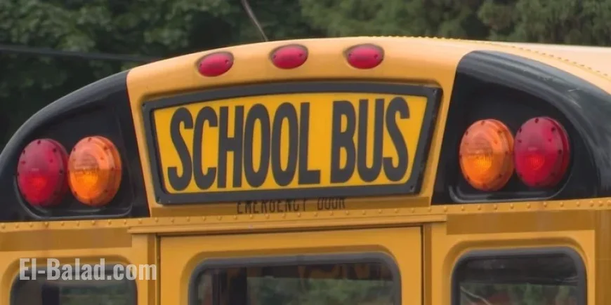 Elementary School Cancels Classes After Bus Fire