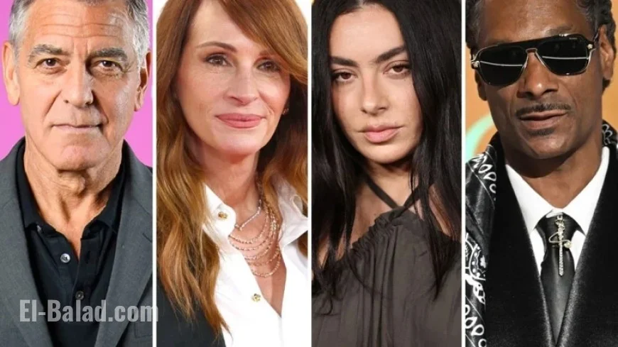 George Clooney, Julia Roberts, and Charli XCX Collaborate on New Project