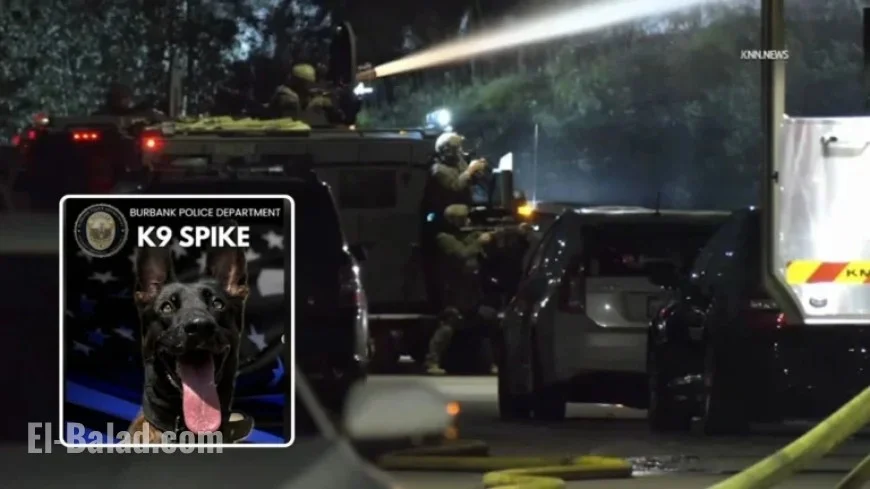 Bodycam Reveals Events Before Fatal Shooting of Burbank Police K-9 Spike