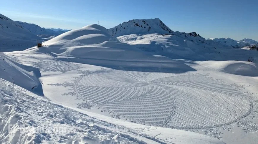 Artist Crafts Intricate Snow Designs, Witnesses Their Fleeting Beauty