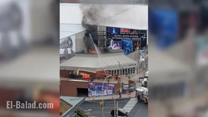 Blaze Erupts at Halifax’s Scotiabank Centre