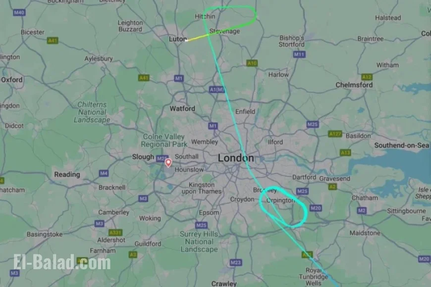 Iberia Flight’s Double Diversion Redirects Paris Passengers to Luton