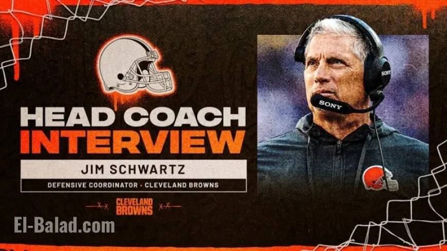 Browns Interview Jim Schwartz for Head Coach Role