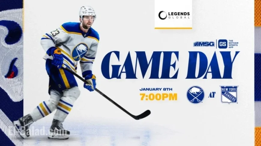 Watch Sabres vs. Rangers: Lineup Insights and Key Storylines