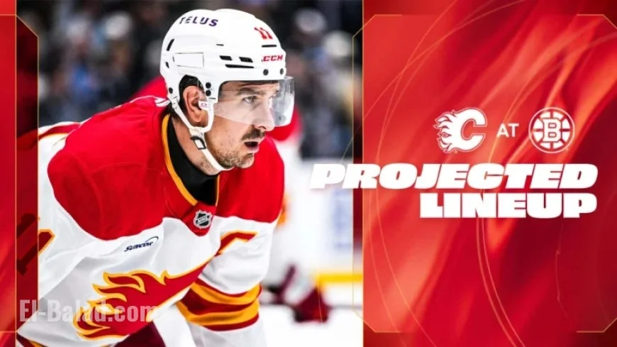 Projected Lineup: Flames Face Bruins in Forthcoming Matchup