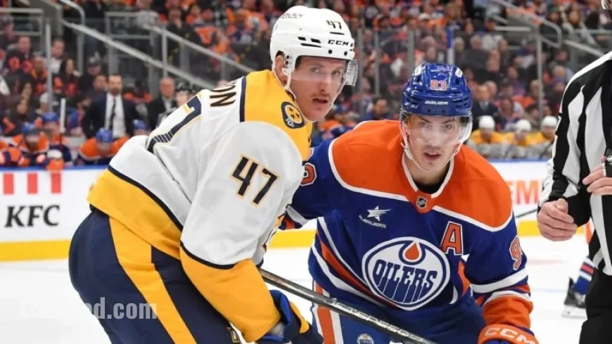 Oilers Face Predators: Projected Lineup Revealed