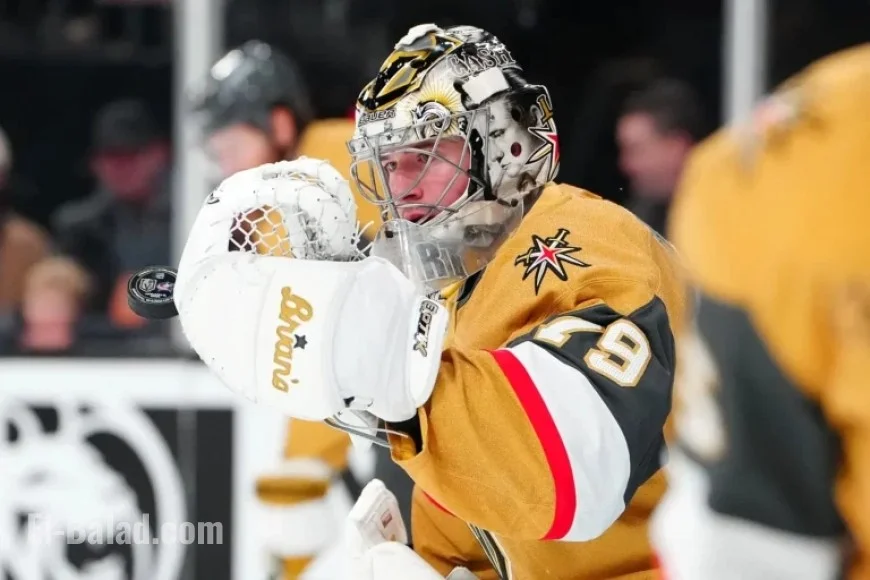 Golden Knights’ Carter Hart Exits Early with First-Period Injury