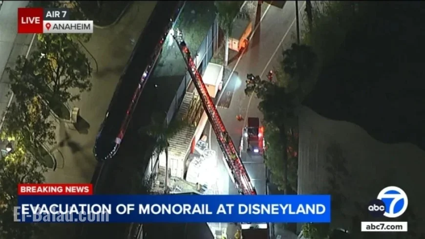 Fire Department Evacuates Dozens from Disneyland Monorail after Mechanical Issue