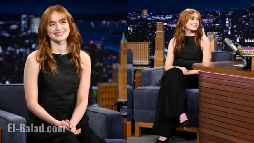 Sadie Sink Stuns in Vintage Style on ‘Tonight Show’