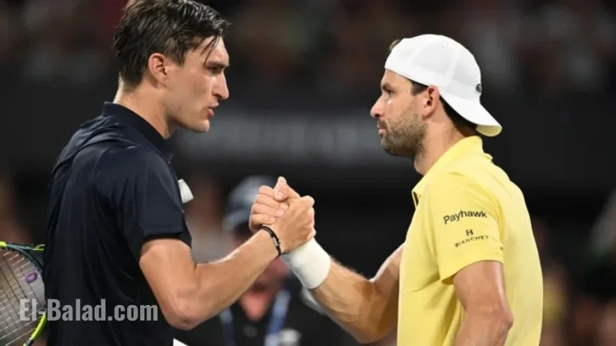 Dimitrov Falls as Collignon Shines at ATP Brisbane 2026