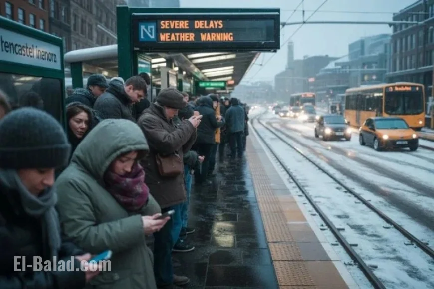 Freezing Weather Disrupts Metro and Train Travel in Newcastle and North East