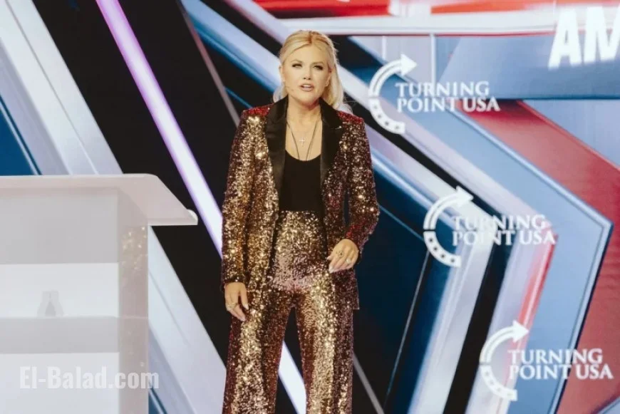 Erika Kirk Dazzles in Stunning Pantsuit, Balances Elegance and Glamour