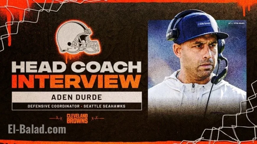 Browns Interview Seahawks’ Aden Durde for Head Coach Position